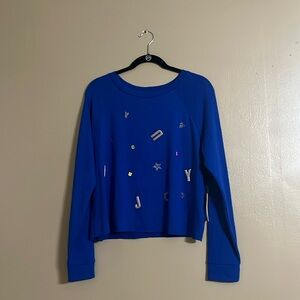 Juicy Couture Sweater Sz XL Medium Length Fall Closet Staple Crewneck